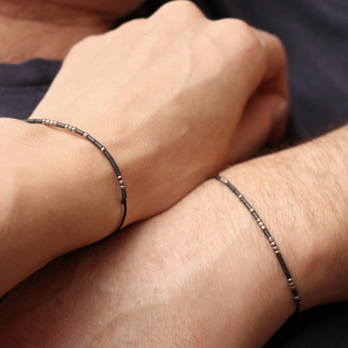Custom Couple bracelet, couple Morse Code Bracelets, matching bracelet -  Lily Daily Boutique