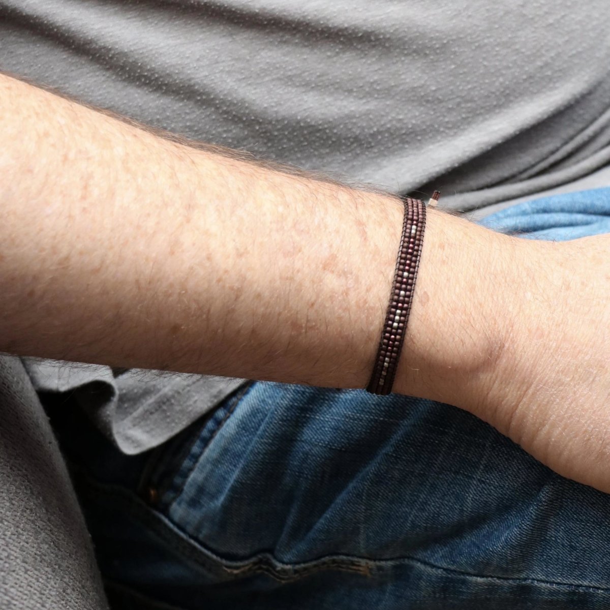 Custom Men's Morse Code Bracelet – Nature Wish Jewelry